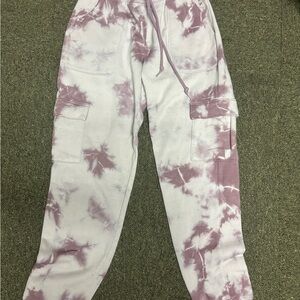 PINK Tie Dye Sweatpants